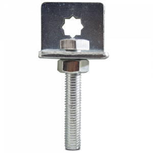SEG - SOPORTE METALICO "L" ESTRELLA PARA CABEZAL DEL MOTOR CON BULON+TUERCA SG35/SG45 - SEG