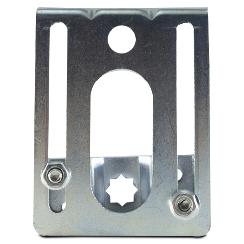 SEG - SOPORTE METALICO DE PARED "L" AB203 CON ACCESORIO ESTRELLA AB05 - SEG - Imagen 2