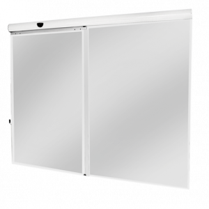 SEG - KIT PUERTA AUTOMATICA SLIDER BLDC 3.30M VIDRIO 02 HOJA- SEG