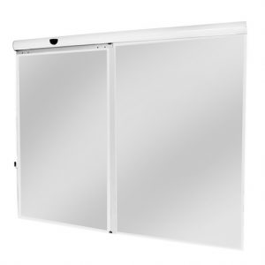 SEG - KIT PUERTA AUTOMATICA SLIDER BLDC 2,20M VIDRIO 02 HOJA- SEG
