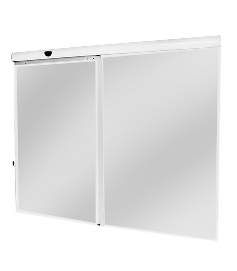 SEG - KIT PUERTA AUTOMATICA SLIDER BLDC 2,20M VIDRIO 02 HOJA- SEG