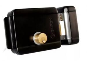 SEG - CERRADURA ELECTRICA REVERSIBLE NEGRA 12V - GAREN